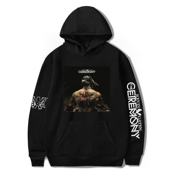 Kevin Gates Rapper The Ceremony album Hoodies Merch pop graphics print Unisex Trendy Casual Streetwear Sweatshirt
