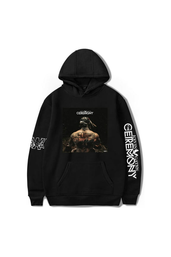 Kevin Gates Rapper The Ceremony album Hoodies Merch pop graphics print Unisex Trendy Casual Streetwear Sweatshirt