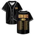 thumbnail image 1 of Kevin Gates The Amilio Tour 2025 Baseball Jersey Short Sleeve Button-up Shirts Women Men Streetwear Tops, 1 of 2