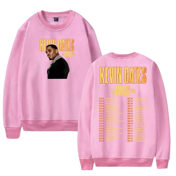Kevin Gates The Amilio Tour 2025 Crewneck Long Sleeve Streetwear Women Men Pullover Sweatshirts