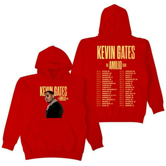 Kevin Gates The Amilio Tour 2025 Hoodie Long Sleeve Streetwear Women Men Hooded Sweatshirt