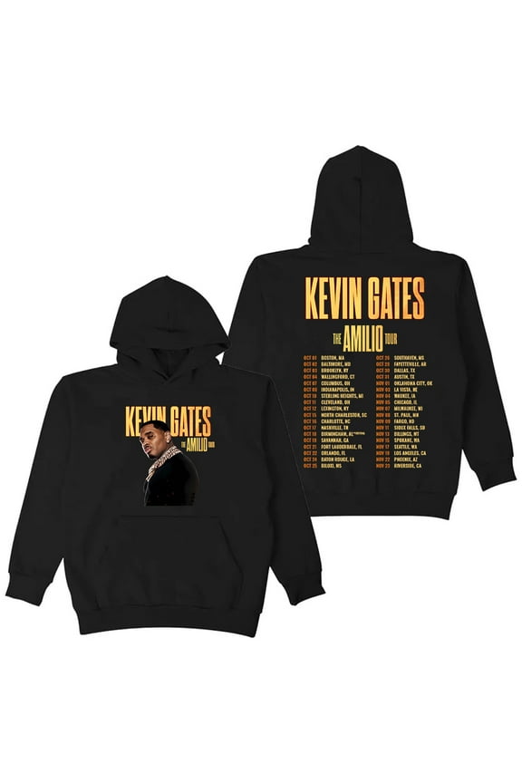 Kevin Gates The Amilio Tour 2025 Hoodie Long Sleeve Streetwear Women Men Hooded Sweatshirt