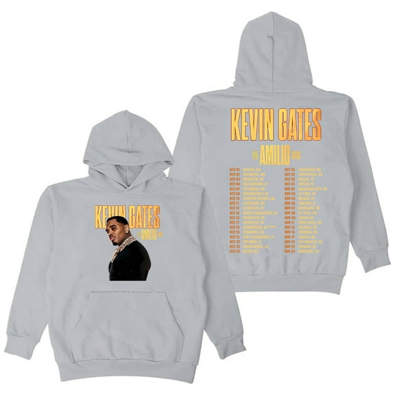 Kevin Gates The Amilio Tour 2025 Hoodie Long Sleeve Streetwear Women Men Hooded Sweatshirt