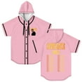 thumbnail image 1 of Kevin Gates The Amilio Tour 2025 Merch Hooded Baseball Jersey Short Sleeve Shirt Women Men Crewneck Tee, 1 of 3