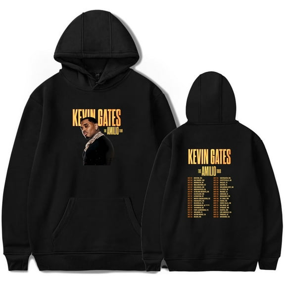 Kevin Gates The Amilio Tour 2025 Merch Hoodies Women Men Casual Long Sleeve Sweatshirt Clothes