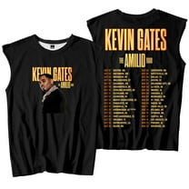 Kevin Gates The Amilio Tour 2025 Merch Tank Tops Sleeveless T-Shirt port Vest Women Men Casual Outdoor Sportwear