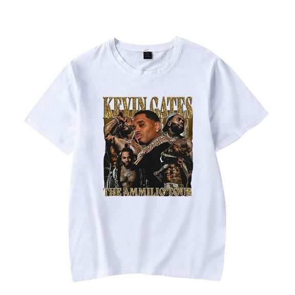 Kevin Gates The Amilio Tour 2025 T-Shirts Merch Women Clothes Trend Casual Short Sleeve Top