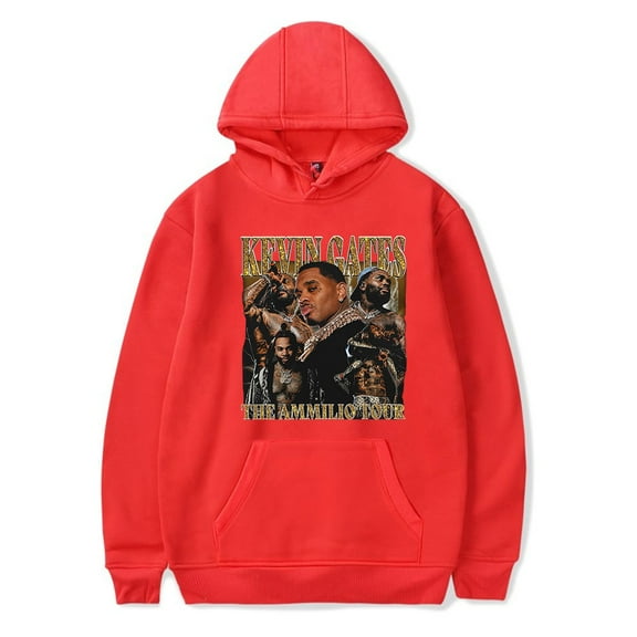 Kevin Gates The Amilio Tour Hoodies Merch Women Men Fashion Casual Hooded Sweatshirts