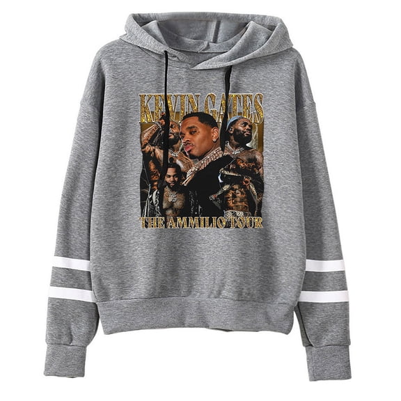 Kevin Gates The Amilio Tour Merch Men/Women Hooded Sweet Streetwear Hooded Long Sleeve