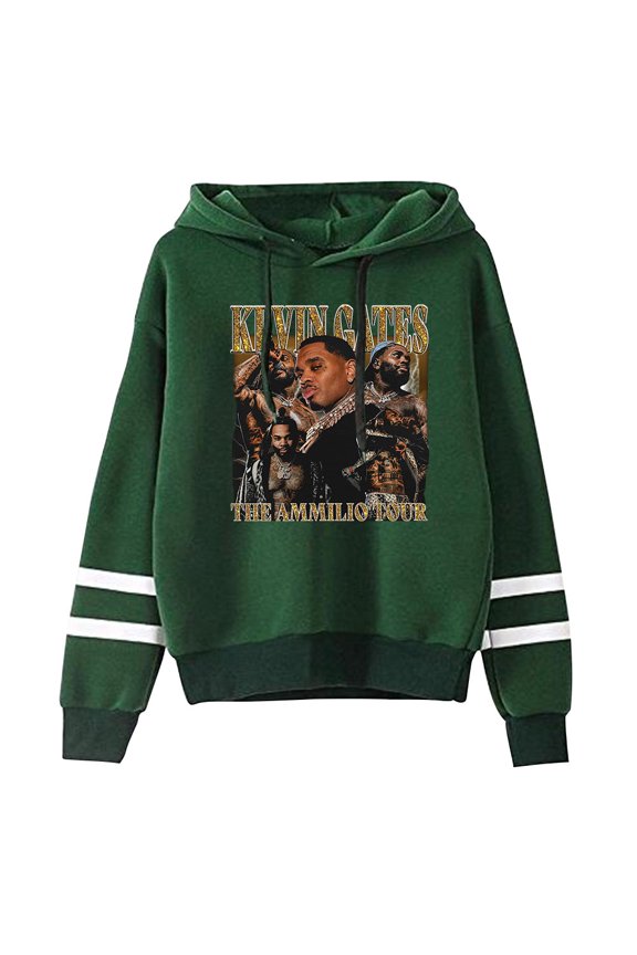 Kevin Gates The Amilio Tour Merch Men/Women Hooded Sweet Streetwear Hooded Long Sleeve