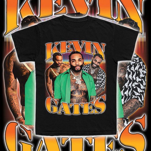 Kevin Gates Vintage Rap Bootleg Ready to print hip hop artist 90s
