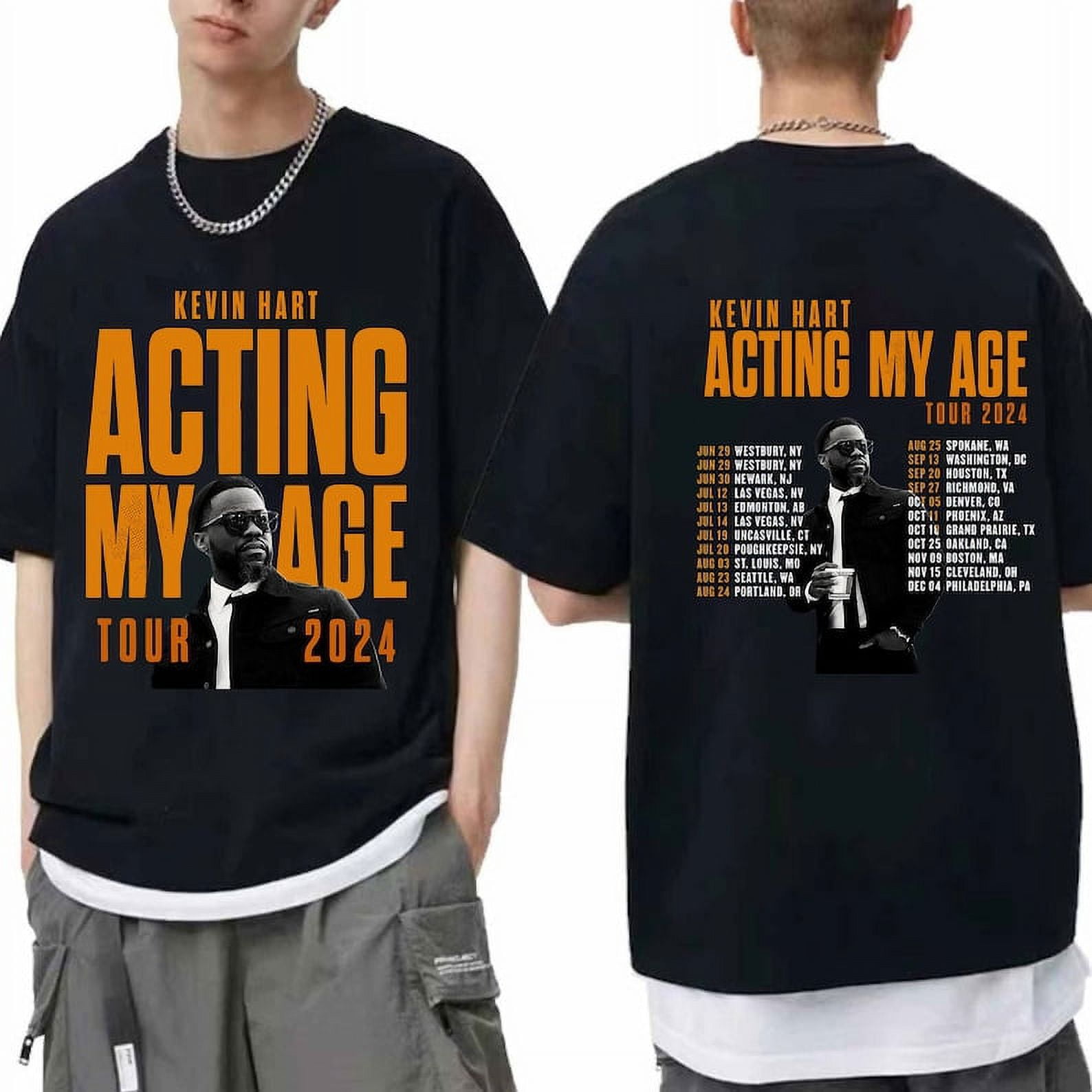 Kevin Hart Act My Age Tour 2024 Shirt, Kevin Hart 2024 Concert Shirt