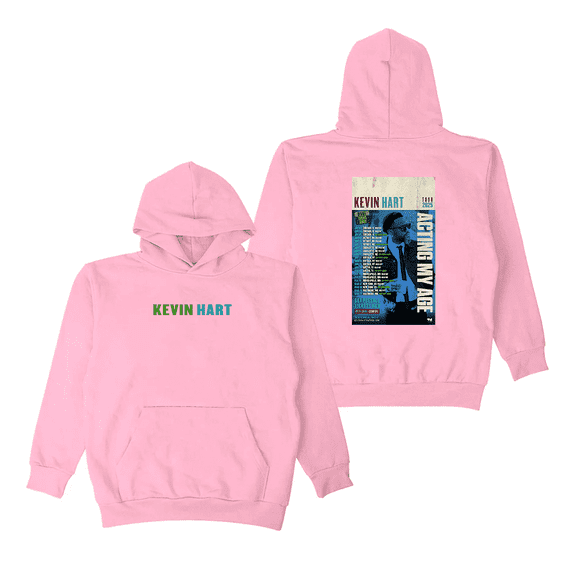 Kevin Hart Merch Hoodies Acting My Age Tour Poster Hooded Sweatshirt Long Sleeve Women Men Pullover