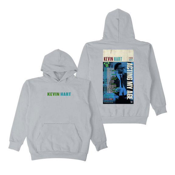 Kevin Hart Merch Hoodies Acting My Age Tour Poster Hooded Sweatshirt Long Sleeve Women Men Pullover