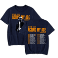 thumbnail image 1 of Kevin Hart Merch T-Shirt Acting My Age Tour 2024 T Shirt Short Sleeve Women Men Kids Top Tees, 1 of 3