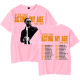 thumbnail image 1 of Kevin Hart Merch T-Shirt Acting My Age Tour 2024 T Shirt Short Sleeve Women Men Kids Top Tees, 1 of 3