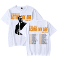 thumbnail image 1 of Kevin Hart Merch T-Shirt Acting My Age Tour 2024 T Shirt Short Sleeve Women Men Kids Top Tees, 1 of 2