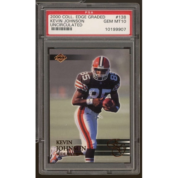 Kevin Johnson Card 2000 Coll. Edge Graded #138 PSA 10