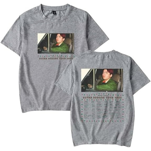 Kevin Kaarl 2025 Tour T-shirt Commemorative Print Casual Short Sleeve Fan Trend Summer T-shirt Top