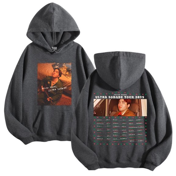 Kevin Kaarl Ultra Sodade Tour 2025 Hoodies Casual Fashion Pullover Unisex Sweatshirt