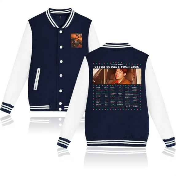 Kevin Kaarl Ultra Sodade Tour 2025 Jackets Harajuku Baseball Uniform Hip Hop Coat