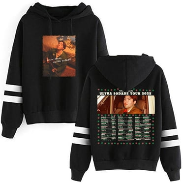 Kevin Kaarl Ultra Sodade Tour Pullover Hoodies Pocketless Parallel Bars Sleeve Streetwear