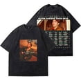 thumbnail image 1 of Kevin Kaarl Ultra Sodade Tour Vintage Wash T-shirt Cosplay Women's Men's Fashion Round Neck Cotton Short Sleeve T-shirt, 1 of 5