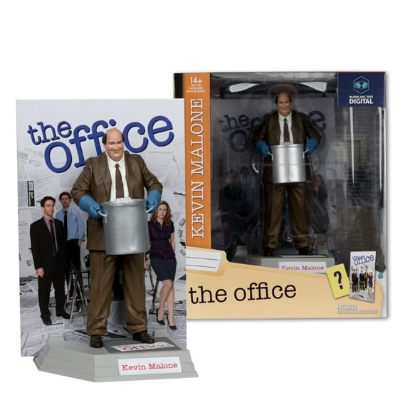 Kevin Malone (The Office) 6" Posed Figure with McFarlane Toys Digital Collectible