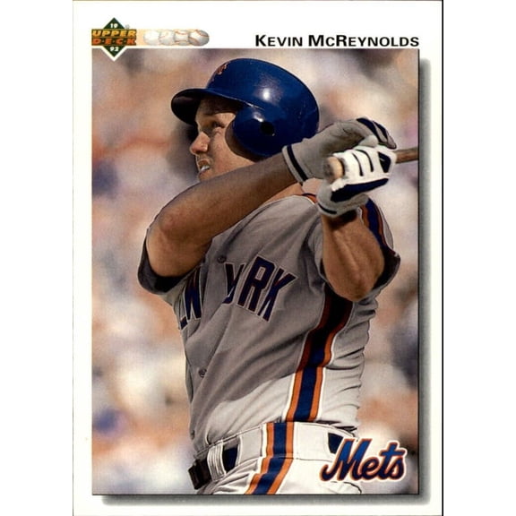 Kevin McReynolds 1992 Upper Deck MLB #362 Baseball Card New York Mets