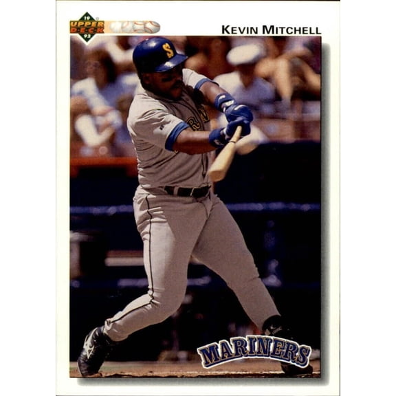 Kevin Mitchell 1992 Upper Deck MLB #735 Baseball Card Seattle Mariners