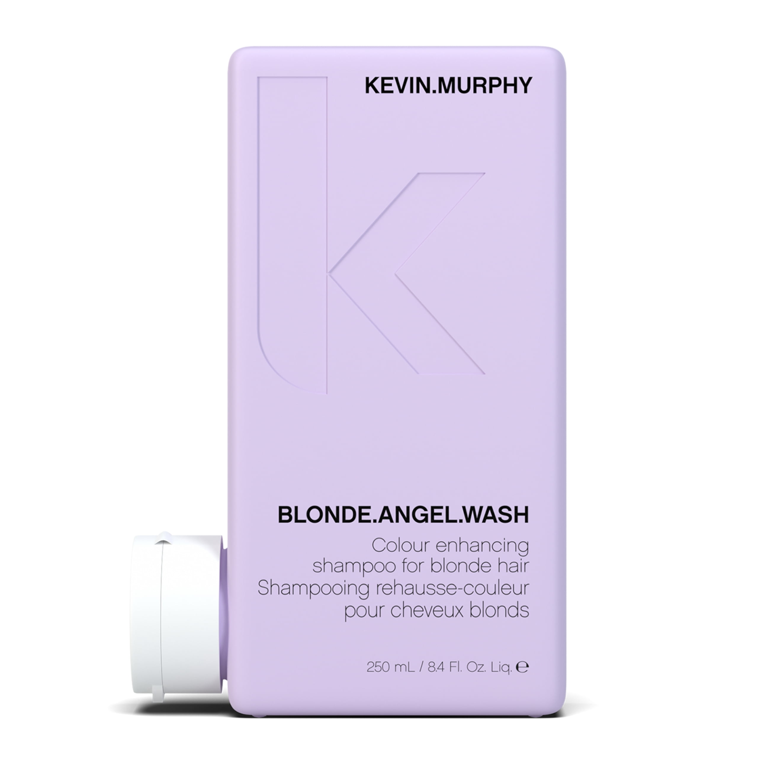 KEVIN.MURPHY BLONDE.ANGEL.WASH - Blonde Shampoo - Purple Shampoo for Blonde & Grey Hair - Colour Enhancement Hair Care - Colour Safe - Paraben & Sulphate Free - 250 mL / 8.4 fl oz