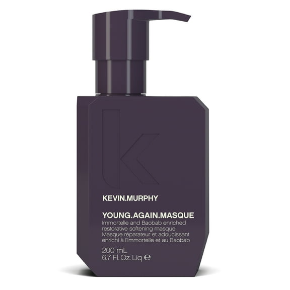 KEVIN.MURPHY YOUNG.AGAIN.MASQUE - Hair Masque for Damaged Hair - For Dry, Damaged, Brittle Hair - Deep Conditioning Masque - With Immortelle & Baobab Seed Oil - 200 mL / 6.7 fl oz