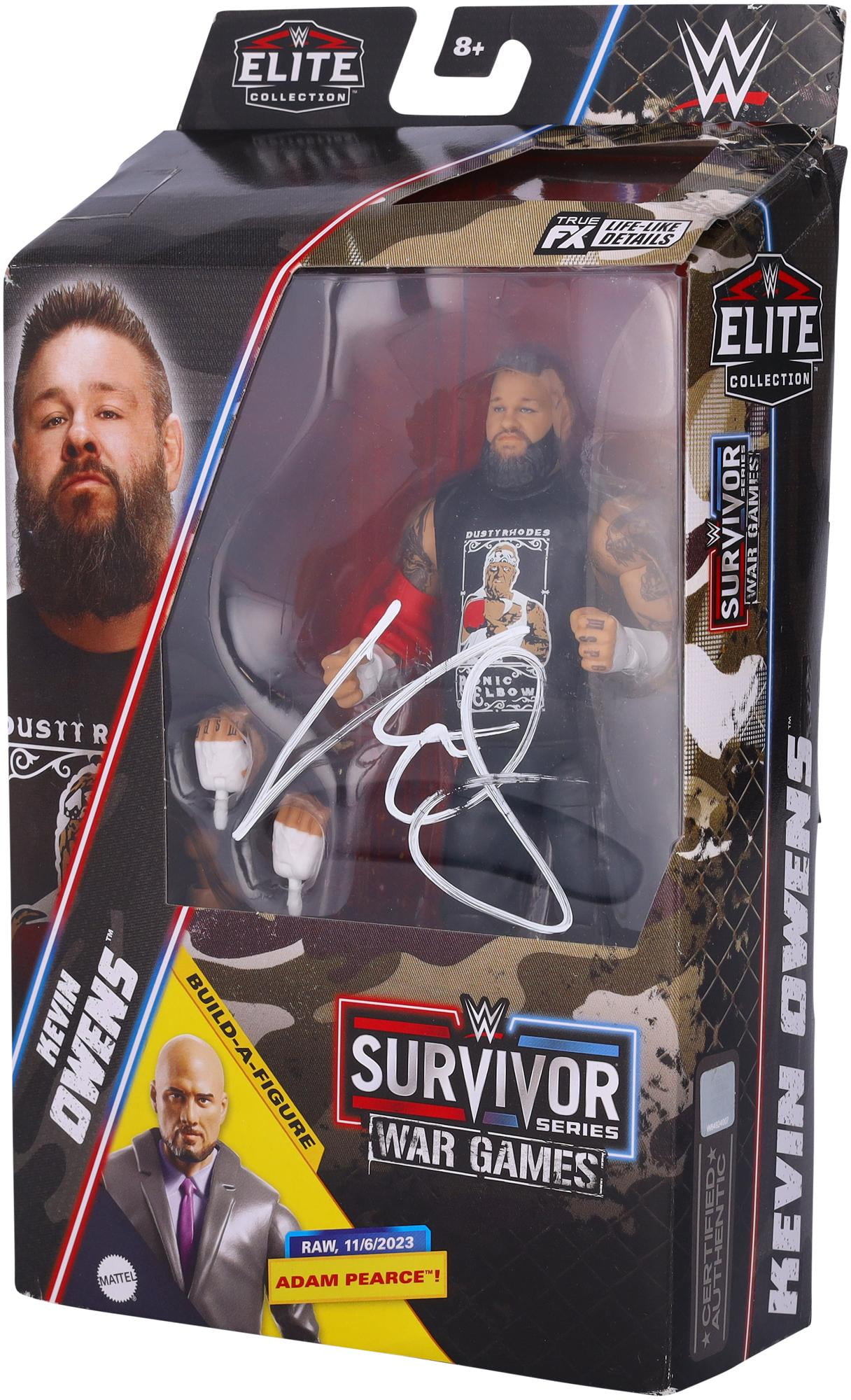 Kevin Owens WWE Autographed Mattel Elite Collection Survivor Series Action Figure - Fanatics Authentic Certified