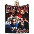 thumbnail image 1 of Kevin Rock Rapper Gates Blanket Soft Cozy Lightweight Warm Throw Blanket Bedroom Sofa Decorations All Seasons Blankets 40"X30", 1 of 6