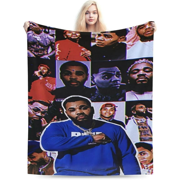 Kevin Rock Rapper Gates Blanket Soft Cozy Lightweight Warm Throw Blanket Bedroom Sofa Decorations All Seasons Blankets 50"X40"