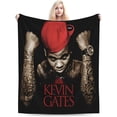thumbnail image 1 of Kevin Rock Rapper Gates Blanket Soft Cozy Lightweight Warm Throw Blanket Bedroom Sofa Decorations All Seasons Blankets 80"X60", 1 of 6