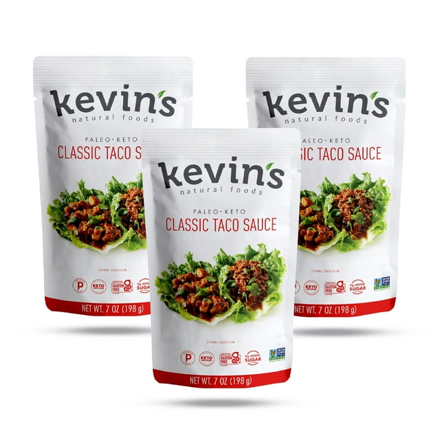 Kevin's Natural Foods Classic DHF10 Taco Sauce - Keto and Paleo Simmer ...