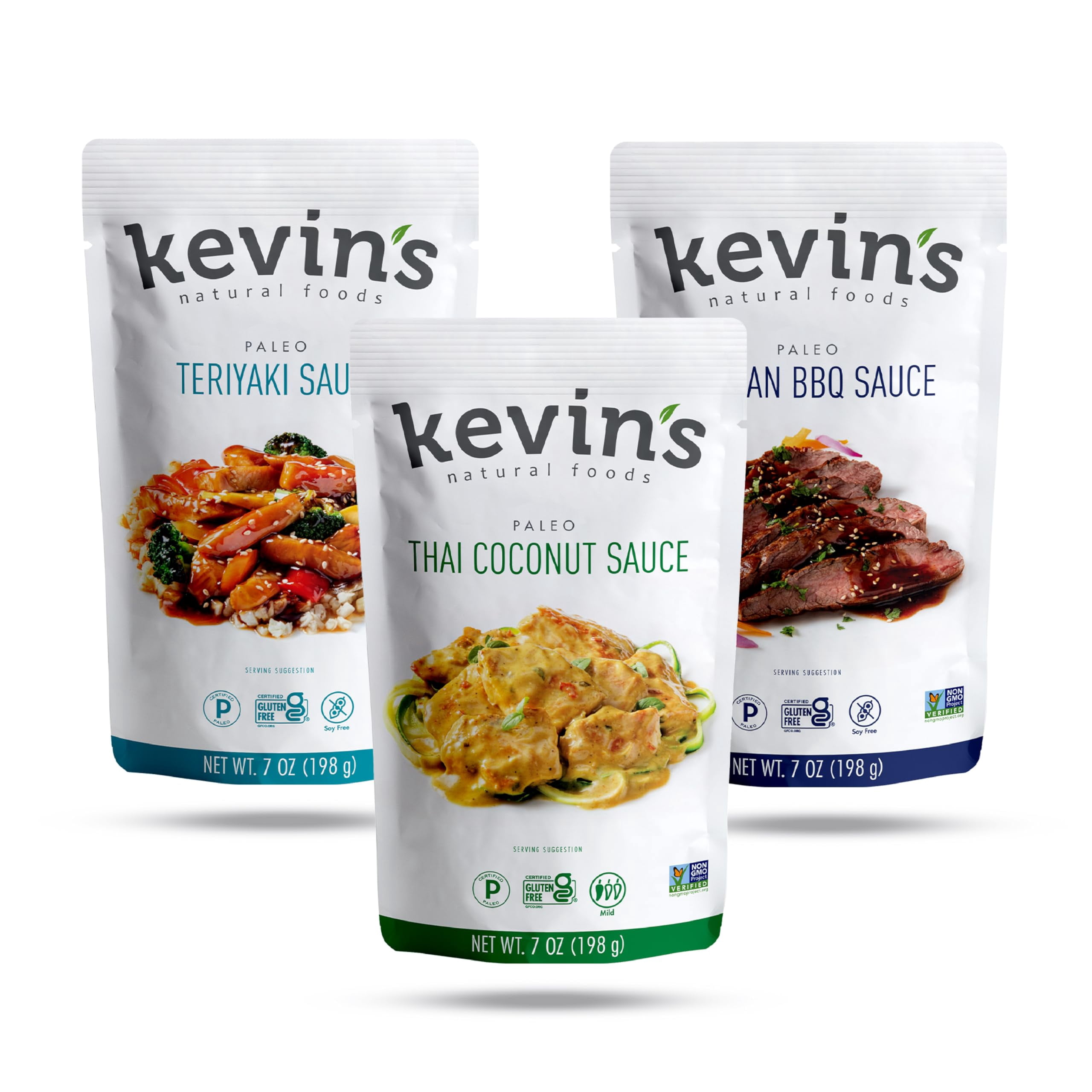 Kevin's Natural Foods Paleo Simmer Sauce Variety MDH1Pack - Stir-Fry ...