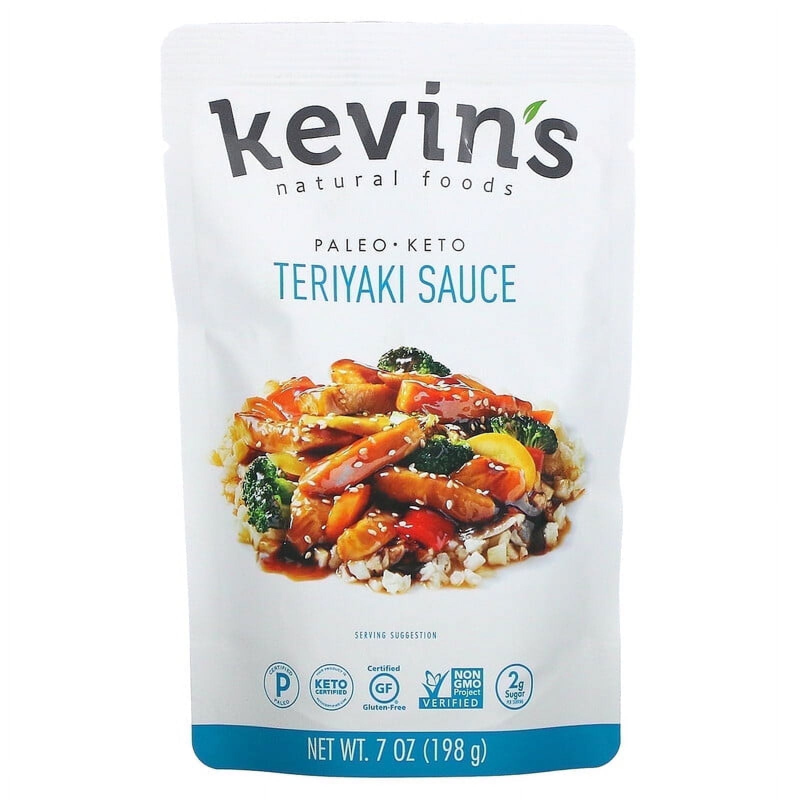 Kevin's Natural Foods, Teriyaki Sauce, 7 oz Pack of 4