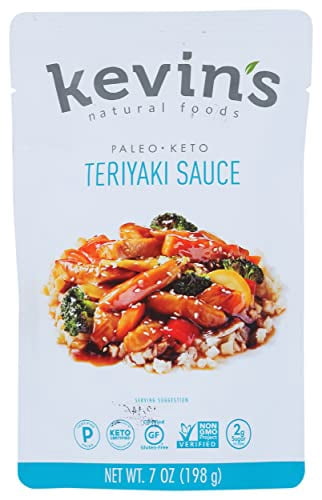 Kevin's Natural Foods Teriyaki Simmer Sauce, Keto and Paleo Friendly ...