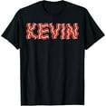thumbnail image 1 of Kevin shirt made out of bacon novelty bacon T-Shirt, 1 of 3