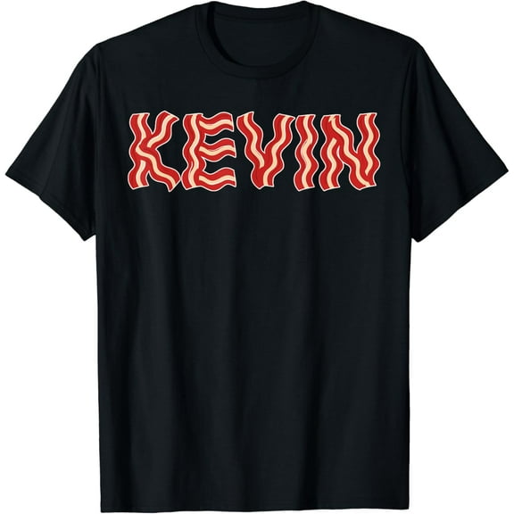 Kevin shirt made out of bacon novelty bacon T-Shirt