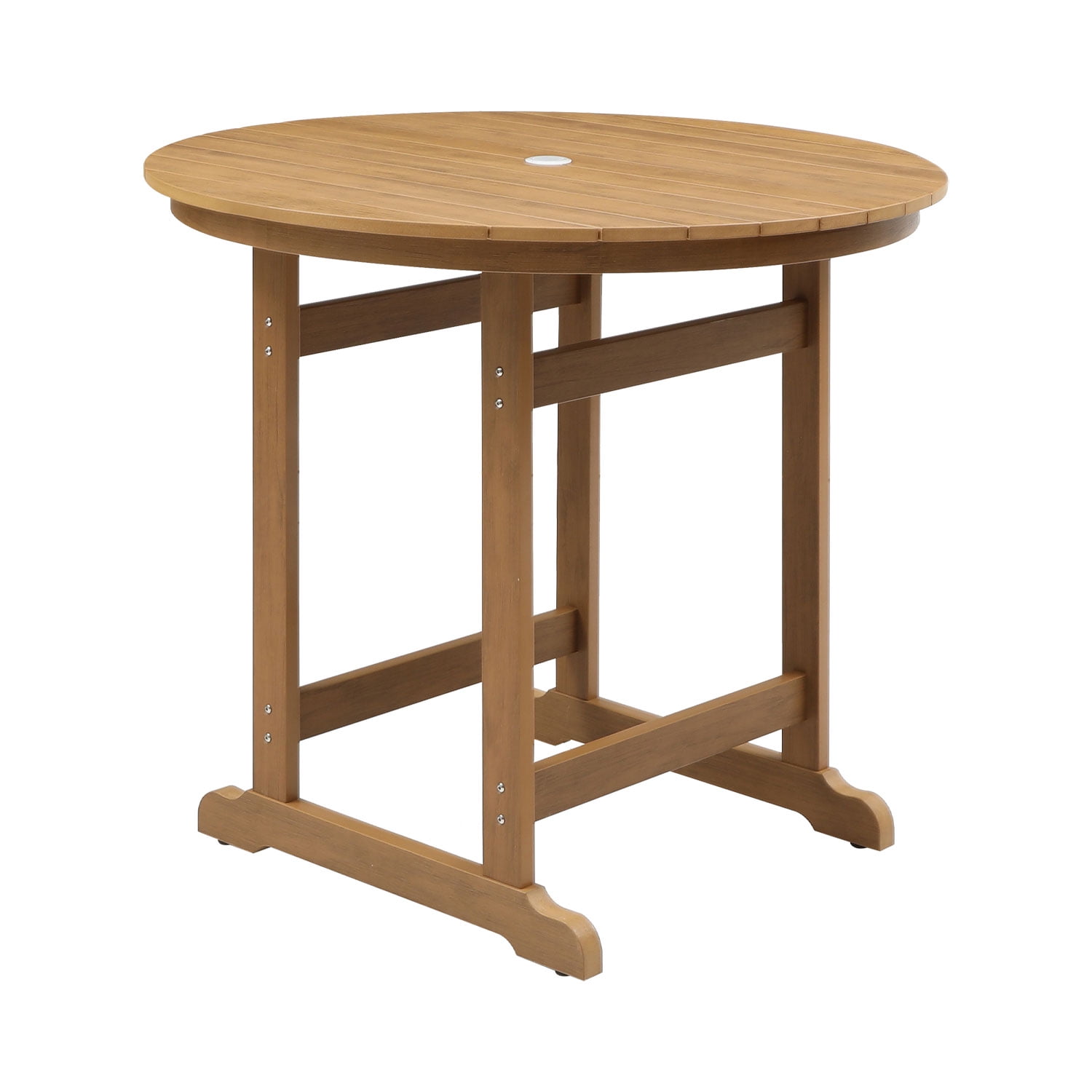 Kevinplus Outdoor Bar Table, Bar Height Patio Table with 1.97''Umbrella ...