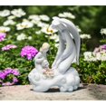thumbnail image 1 of Kevins Gift Shoppe Ceramic Angel and Girl Watering Flowers Figurine, 1 of 3