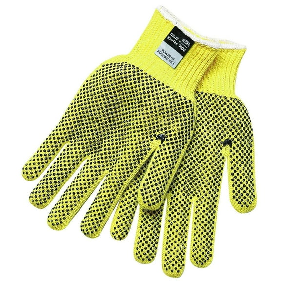 MCR Safety Kevlar Two-Sided PVC Dots Gloves, Medium, 9366M, 1-Pair