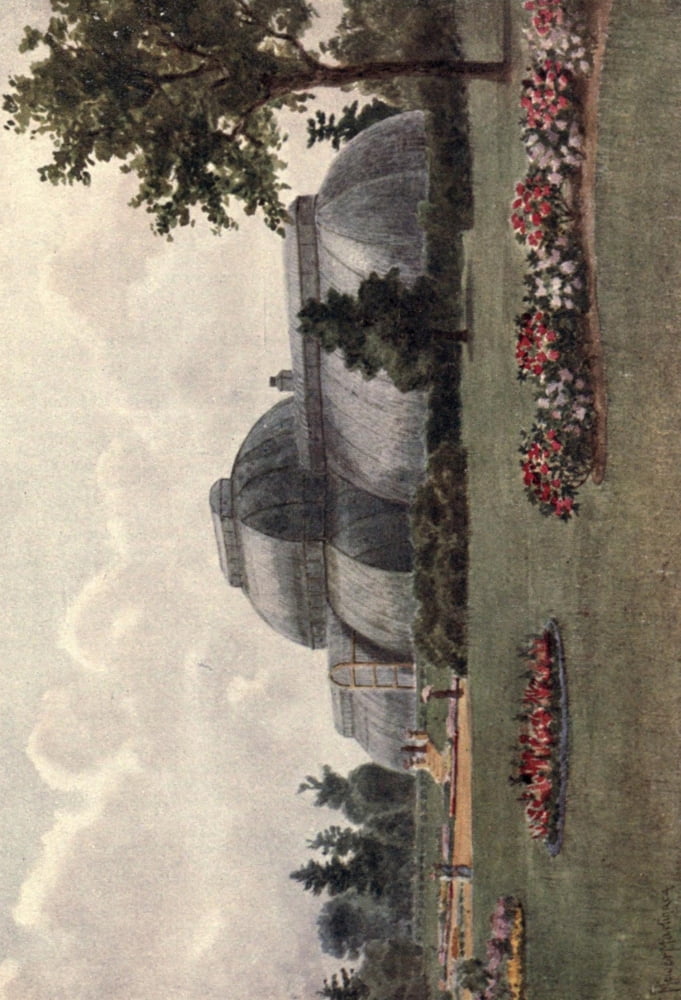 Kew Gardens 1908 The Palm House Canvas Art - Thomas Mower Martin (18 x 24)
