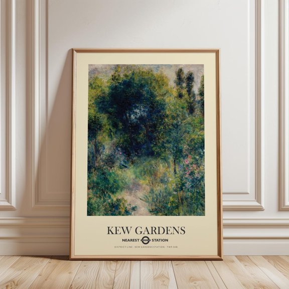 Kew Gardens Botanical Landscape Wall Decor Unframed Paper Print