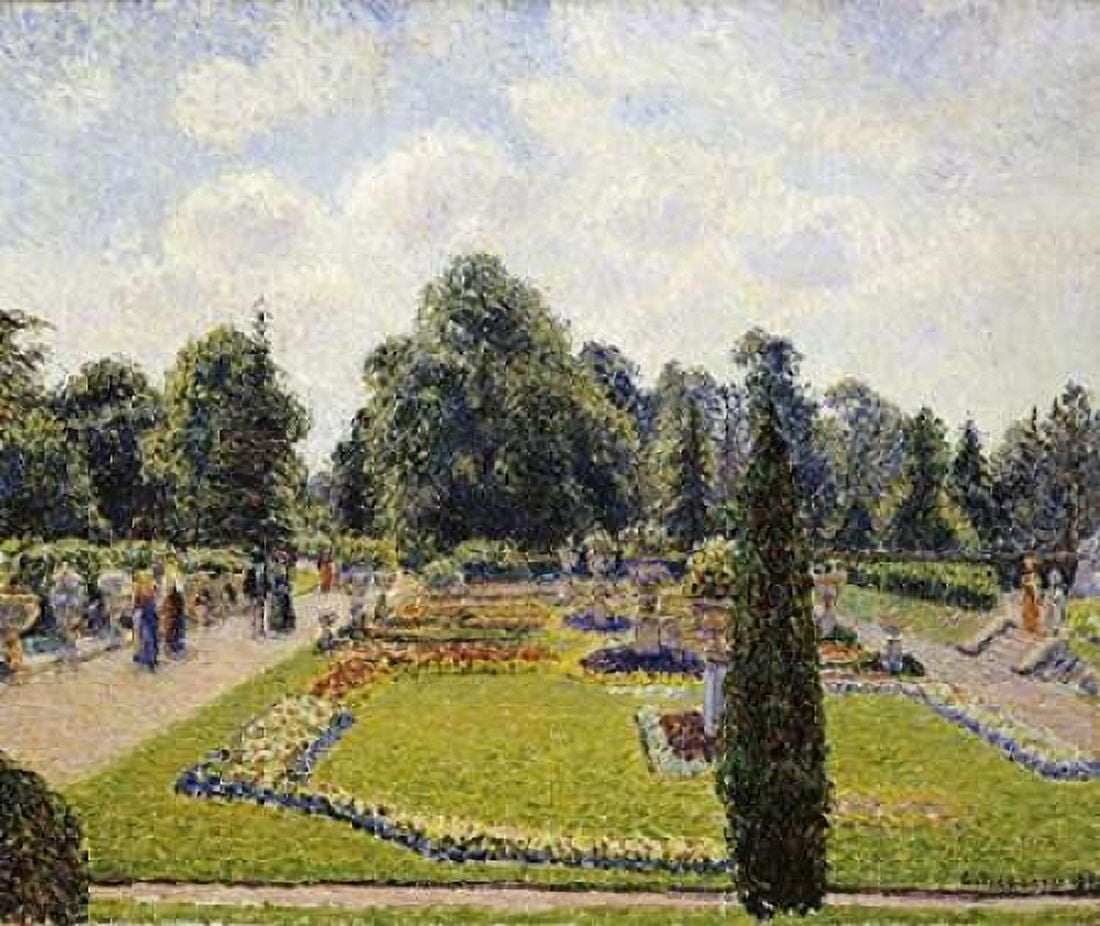 Kew Gardens Canvas Art - Camille Pissarro (20 x 24)