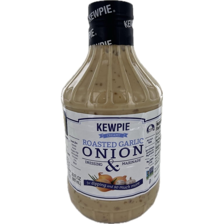 Kewpie Creamy Roasted Garlic Onion Dressing, 30 oz, Salad Dressing and  Marinade - Walmart.com