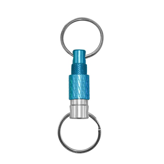 Key Accessory Pull Apart Keychain Separable Detachable Metal Keyrings Double Rings for Students, Professional